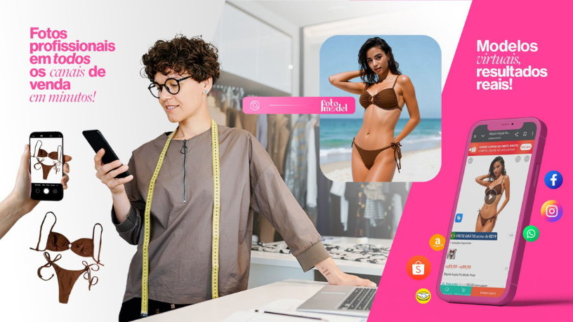 With FotoModel, your Flash Collections gain professional quality photos in minutes.